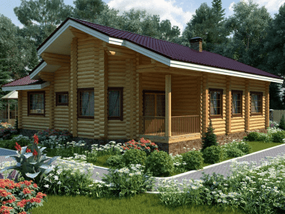 срубы домов из бревна под ключ
